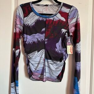 FP Movement by Free People Multicolor Long Sleeve Top